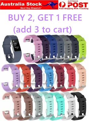 $4.95 • Buy Fitbit Charge 2 Replacement Band Silicone Wrist Watch Band Strap