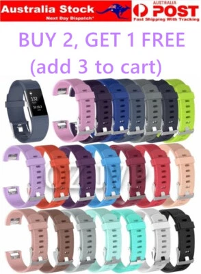 Fitbit Charge 2 Replacement Band Silicone Wrist Watch Band Strap • $4.95