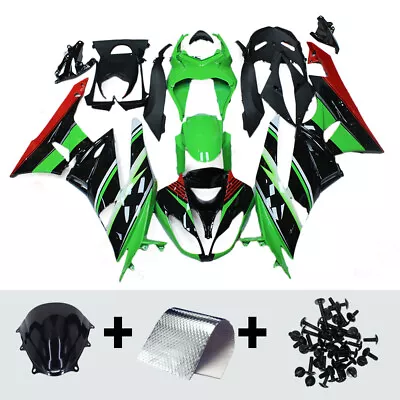 Green Red Fairings Kits For ZX600R ZX6R 2009 2010 2011 2012 Kawasaki Bodywork • $299.95