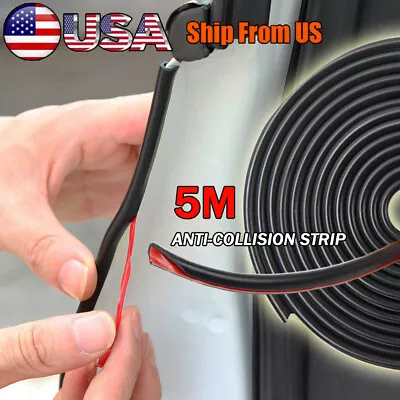 16ft Auto Car Door Edge Trim Guard Molding Rubber Seal Strip Scratch Protector • $7.99