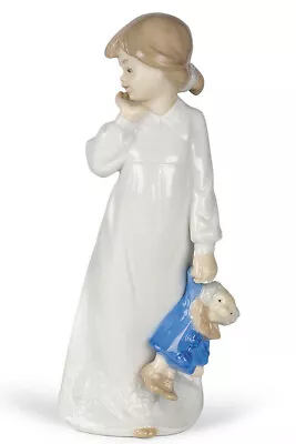 Nao By Lladro My Rag Doll #1108 Brand New In Box Little Girl Night Gown Save$ Fs • $99.98