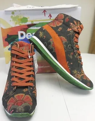 £123.50 • Buy Desigual Authentic Women's Canvas Floral Denpasar Sneaker Shoes 28ks373-4029