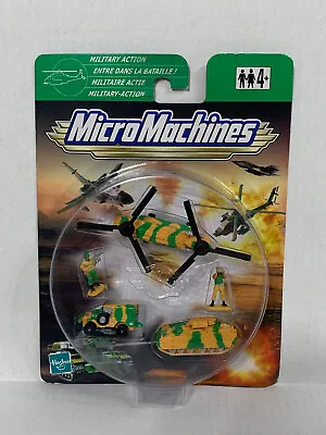 Micro Machines Military Action 2001 Green & Yellow Set Hasbro SEALED • $54