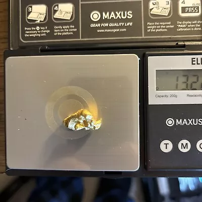 Beautiful Chunky Australian Natural Gold Nugget - 13.23 Grams • $1350