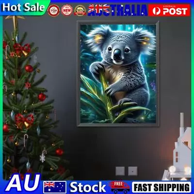 5D DIY Full Round Drill Diamond Painting Koalas Kit Home Decoration 30x40cm • $9.58