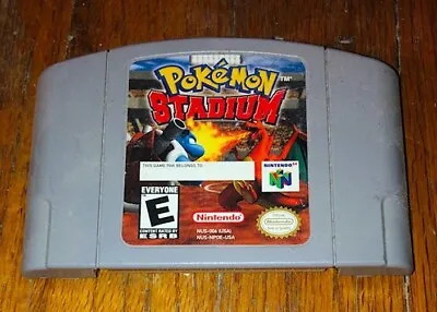 Nintendo 64 N64 Pokemon Stadium Vintage 2000 Video Game Cartridge Only • $25