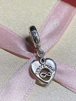 Genuine Pandora Friends Forever Heart Dangle Charm 799294CO1 • £18