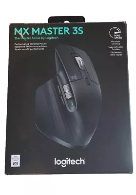 Logitech MX Master 3S Wireless Mouse With Ultra-fast Scrolling - Graphite - READ • £59.99