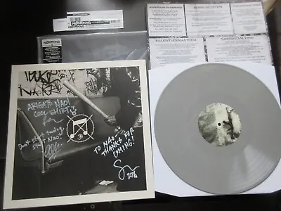 Magrudergrind II EU 500 Only Limited Signed Grey Vinyl LP RR7313 2 • $89.99