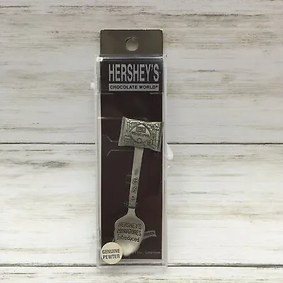 $10.75 • Buy Vintage Hershey's Pewter Collectible Spoon Miniatures Introduced 1939