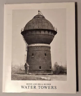 WATER TOWERS By Bernd & Hilla Becher - Hard Cover W Dust Jack 1989 Photography • $149