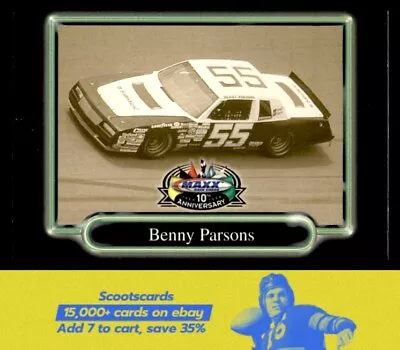 1998 Upper Deck Maxx 10th Anniversary Benny Parsons    #87 • $2.40