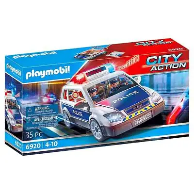 Playmobil Police Car Playset 6920 City Action With Lights And Sounds Squad Car • £31.49