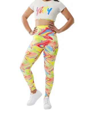 Yitty Pride Shaping High Waist Legging Color Cuz I Love You Colorful Activewear • £19.30