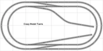 Bachmann E-Z Track Train Layout #001D Train Set HO Scale 4' X 8' DCC Switches • $671.95