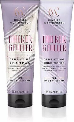 Charles Worthington Thicker And Fuller Shampoo With Conditioner • £14.24