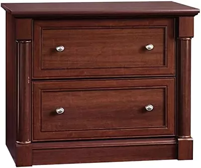 Lateral File Cabinet Cherry Wood 2 Drawer Document Storage Office Home Furniture • $257.56