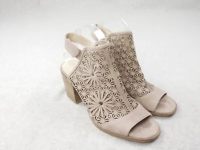Vince Camuto VC-Kalison Women's Strappy Sandals Size 9.5 M Brown Nubuck Block • $25