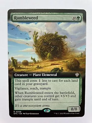 Rumbleweed ~ Extended Art ~ Outlaws Of Thunder Junction ~ Mtg • £5.50