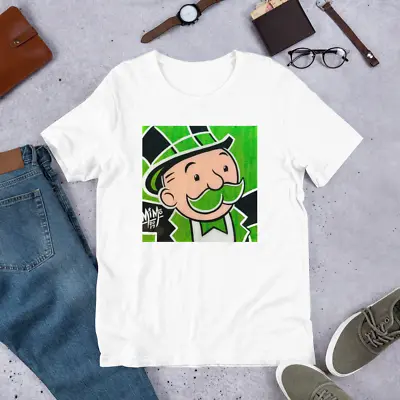 Mr Monopoly T-shirt Mimo Art Mr Monopoly Mike Mozart Unisex Softstyle T-Shirt • $26
