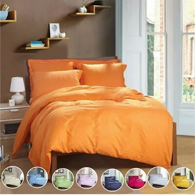 $19.99 • Buy 100% Cotton 1000TC Single Double Queen King Size Quilt Duvet Doona Cover Set AU