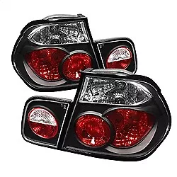 Spyder For BMW E46 3-Series 99-01 4Dr Euro Style Tail Lights- Black • $175.27