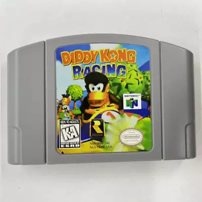 Diddy Kong Racing Video Game Cartridge Console Card For Nintendo N64 USA SELLER • $21.59