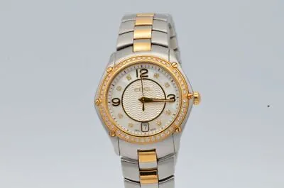 EBEL Women's Watch Steel /750 Gold 28MM Sport Quartz 1953Q2S Mop Diamonds Fine • £1552.12