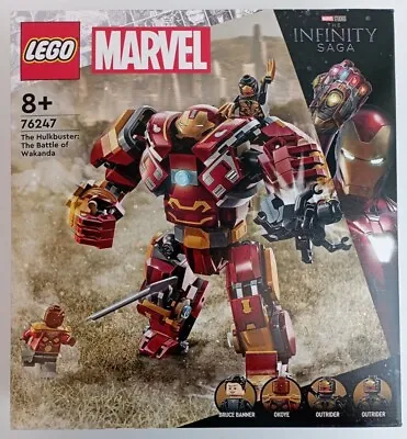 Lego Marvel 76247 The Hulkbuster: The Battle Of Wakanda - Brand New & Sealed • £33.99