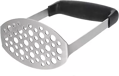 RosewineC Stainless Steel Potato Masher Baby Food Masher With Non Slip Handle F • £12.99