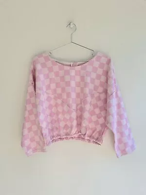 Gorman Checkers Top Sz 14 Cropped NWT • $55