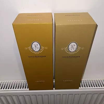 £20 • Buy Vintage Louis Roederer Cristal 2008 & 2009 Champagne Empty Boxes & Certificates
