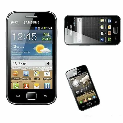 NEW Samsung Galaxy Ace Black S5830i 3G Simfree Unlocked Android Smartphone • £27.99