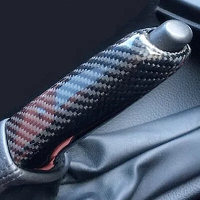 Carbon Fiber Handbrake Brake Handle Cover For BMW E46 E90 E92 F30 F32 F80 M3 M4 • $11.99