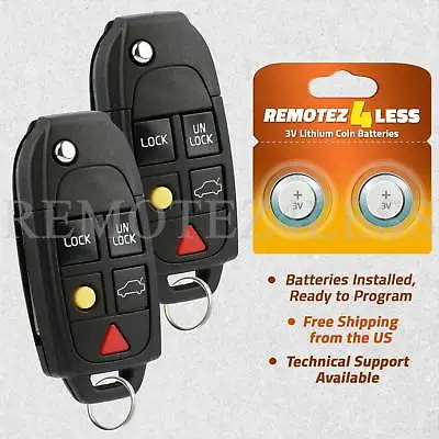 2 For 2003 2004 2005 2006 2007 Volvo XC70 Keyless Entry Remote Car Key Fob • $53.95