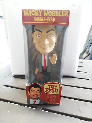 FUNKO Mr. Bean Rowan Atkinson Wacky Wobbler Bobble-Head Figurine 7  - 2007 • $12.99