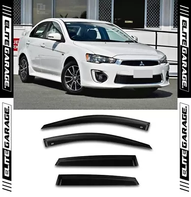 Weathershields Weather Shields Window Visors For Mitsubishi Lancer CJ ES 07-17 • $79.99