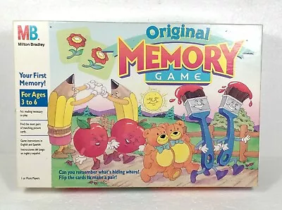 Milton Bradley Original Memory Game VTG 1994 Almost Complete 69 Of 72 Cards   • $7.65