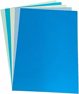 A4 Coloured Card 160gsm Mixed Assorted Tint Shade 50 Sheet Pack - 10 Each Colour • £5.49