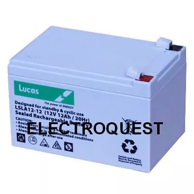 £36.40 • Buy 12v 12ah Battery Peg Perego Injusa Feber Electric Car