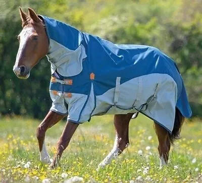 £56 • Buy Shires Highlander Plus Waterproof Combo Fly Rug, Petrol, 5'0  Or 5'3  Rrp £104.9