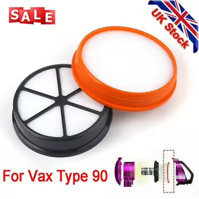 Pre & Post Motor HEPA Filter Kit For VAX Type 90 Air Stretch Pet Vacuum Cleaner • £7.70