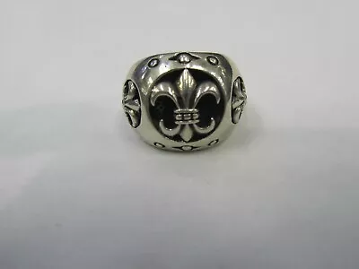 Sterling Silver Fleur De Lis Men's Ring • $88