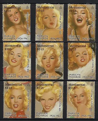 Montserrat - Beautiful MNH Marilyn Monroe Stamps ....34L............A-425 • $2.29