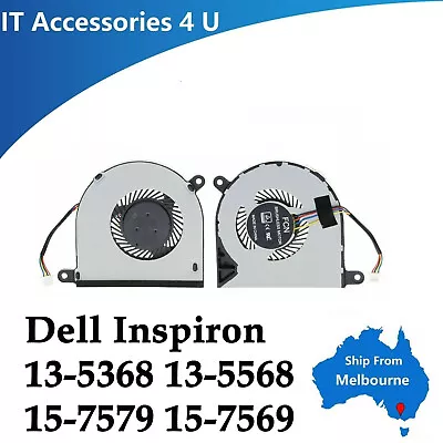 CPU Cooling Fan For Dell Inspiron 13 5368 5378 7368 7378 15 5568 7579 7569 031TP • $35