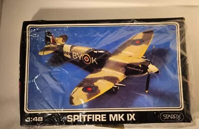 Vintage Starfix Spitfire Mk IX 1:48 Scale RAF WWII Model Airplane Kit 709/10 • $15