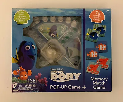 Disney Pixar Finding Dory Memory Match Pop-Up Board Game New • $17.99