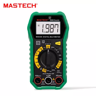 MASTECH MS830N Digital Multimeter Pocket Portable Meter Equipment Industrial✦ • $22.90