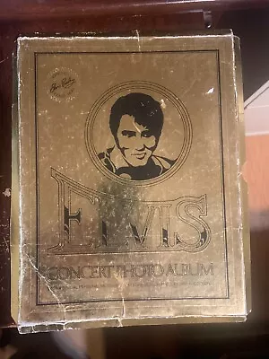 Boxcar Enterprises ELVIS Presley Concert Photo Album 1977 Certificate & Letter • $25