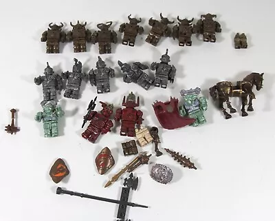 Mega Bloks Dragon Krystal Wars Knights Shields Weapons Horse Figures Lot  • $19.99
